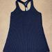 Lululemon Athletica Tops | Lululemon Cool Racerback Tank Top Ii Navy Blue Polka Dot, Nwot, Size 8 | Color: Blue/White | Size: 8