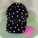 Kate Spade Accessories | Kate Spade Spade Embroidered Polka Dot Baseball Cap:Nwt Dot Toss | Color: Black/White | Size: Os