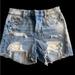 American Eagle Outfitters Shorts | American Eagle Mom Shorts! Brand New, Never Worn! | Color: Blue/White | Size: 0