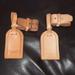 Louis Vuitton Bags | Louis Vuitton Luggage Tag / Poignet Set Authentic | Color: Brown/Tan | Size: One Luggage Tag And One Poignet