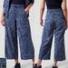 Athleta Pants & Jumpsuits | Athleta Avenue Printed Wide Leg Pants | Color: Black/Blue | Size: 4