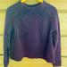Athleta Sweaters | Cute Athleta Sweater With A Higher, Almost Mock Turtleneck | Color: Black/Purple/Red | Size: S