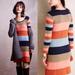 Anthropologie Dresses | Anthro Isabella Sinclair Colorstack Sweater Dress | Color: Blue/Orange | Size: M