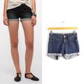 Urban Outfitters Shorts | Bdg Mid Rise Alexa Denim Shorts Dark Blue 24 Mini Casual Trendy Urban Outfitters | Color: Blue | Size: 24