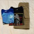 Under Armour Bottoms | Boys Summer Clothes Lot, Small | Color: Blue/Tan | Size: Sb