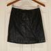 Free People Skirts | Free People Vegan Leather Mini Skirt | Color: Black | Size: 2