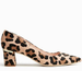 Kate Spade Shoes | Kate Spade Milan Too Leopard Print Calf Hair Block Heel Point Toe Pumps Size 7 | Color: Brown/Tan | Size: 7