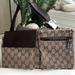 Gucci Bags | Gucci Monogram Double Belt Bag | Color: Brown | Size: Os