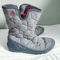 Columbia Shoes | Columbia Women's Heavenly Slip Omni-Heat Waterproof Boots 6 | Color: Gray/Purple | Size: 6