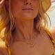 Free People Jewelry | Gold Plated Heart Micro Pave Crystal Layering Necklace | Color: Gold | Size: Os