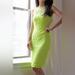 J. Crew Dresses | J.Crew Neon Yellow Floral Sleeveless Dress Sz 0 | Color: Yellow | Size: 0