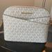 Michael Kors Bags | Michael Kors Jet Set Medium Travel Dome Crossbody Bag, Powder Blush Multi | Color: Gold | Size: Os