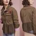 Anthropologie Jackets & Coats | Anthropologie Jacket Size S Army Green Beaded Button Front Patch Pockets | Color: Green | Size: S