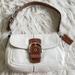 Coach Bags | Coach Soho White Pebble Leather Buckle Flap Bag | Color: Brown/White | Size: Os