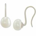 Giani Bernini Jewelry | Giani Bernini Baroque Freshwater Pearl 9-10mm Drop Earrings Sterling Silver | Color: Silver/White | Size: Os