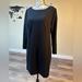 J. Crew Dresses | J. Crew Long Sleeve Ponte Dress Black, Style F5086, Size S | Color: Black | Size: S