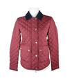 J. Crew Jackets & Coats | J Crew Down Quilted Barn Jacket With Corduroy Collar In Burgundy Womens Xs | Color: Black/Red | Size: Xs