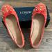 J. Crew Shoes | J Crew Studded Flats, Orange Studded Size 8 | Color: Orange | Size: 8