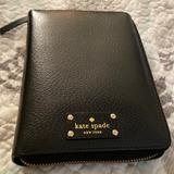 Kate Spade Office | - Kate Spade New York Wellesley Pebbled Leather Personal Organizer/Planner. | Color: Black | Size: 5.5 X 7.5