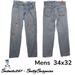 Levi's Jeans | 90s Levis 550 Mens 34x32 Relaxed Fit Straight Jeans Distressed Painter Workwear | Color: Blue | Size: 34