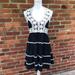 Anthropologie Dresses | Anthropologie Nick & Mo Crochet Halter Dress Sz S | Color: Black/Cream | Size: S