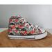 Converse Shoes | Converse All Star Sneakers Boys Size 13.5 Dinosaurs Daze Pattern High Top Shoes | Color: Gray/Orange | Size: 13.5b