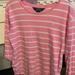 Polo By Ralph Lauren Shirts & Tops | Girls Long Sleeve Polo, Pink And White Striped Shirt, Size Large12-14 | Color: Pink/White | Size: 14g