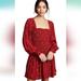 Free People Dresses | Free People Women's Two Faces Mini Dress Size S/P | Color: Red | Size: S