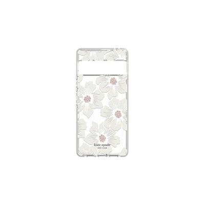 Kate Spade Cell Phones & Accessories | Kate Spade New York Defensive Hardshell Case For Pixel 6 -Hollyhock Floral Clear | Color: Pink/Silver | Size: Pixel 6