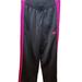 Adidas Pants & Jumpsuits | Adidas 3 Stripes Jogging Track Pants Elastic Waist Black Pink Extra Small | Color: Black/Pink | Size: Xs