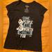 Disney Tops | Black V Neck Olaf T Shirt Juniors Size Large/11-13. Fits Adult Small/Medium | Color: Black/White | Size: Lj