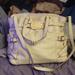 Michael Kors Bags | Michael Kors Large Hamilton Bag | Color: Gold/White | Size: Os