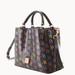 Dooney & Bourke Bags | Dooney & Bourke Db75 Multi Color Satchel Handbag Small Brenna | Color: Black/Red | Size: Os