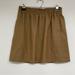 J. Crew Skirts | J Crew Tan Wool Blend Stretchy Waist Mini Skirt 4 | Color: Tan | Size: 4