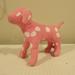 Pink Victoria's Secret Toys | + Victoria's Secret Pink Stuffed Plush Dog Pink With Small White Polka Dots Vs | Color: Pink/White | Size: Osg