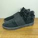 Adidas Shoes | Adidas Shoes Mens 12 Black Suede Tubular Invader Strap Basketball Sneakers | Color: Black | Size: 12