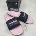 Adidas Shoes | Adidas Unisex-Adult Adilette Size 13 Comfort Slides Sandal Black & Pink | Color: Black | Size: 13