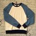 J. Crew Sweaters | J. Crew Authentic Fleece Crewneck Pullover | Color: Blue/Cream | Size: M