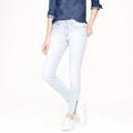 J. Crew Jeans | J. Crew Toothpick Pinstripe Ankle Zip Light Wash Skinny Jeans Size 27 | Color: Blue/White | Size: 27