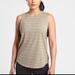 Athleta Tops | Athleta | Nwt Olive Striped Cloud Light Muscle Tank | Color: Green/White | Size: Xxs