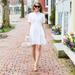 Kate Spade Dresses | Kate Spade Ny White Broome Street Cutwork Denim Dress | Color: White | Size: 12