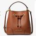 Michael Kors Bags | Michael Kors Mercer Small Pebbled Drawstring Leather Bucket Bag | Color: Tan | Size: Os