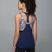 Lululemon Athletica Tops | Lululemon All Sport Support Tank Deep Navy / Iridescent Multi Size 10 | Color: Blue/Green | Size: 10