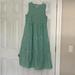 J. Crew Dresses | Jcrew Kelly Green And White Stripes Long Sleeveless Dress Size 2 | Color: Green/White | Size: 2