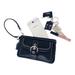 Coach Bags | Coach Soho Black Leather Large Buckle Front Flap Wristlet Clutch | Color: Black/Silver | Size: 7.5” L X 4.5” H