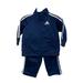 Adidas Matching Sets | Infant Boys Size 9-Months Adidas Blue Two Piece Track Suit | Color: Blue | Size: 9mb