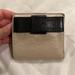 Kate Spade Bags | Kate Spade Bow Serenade Valencia Road Grace Ostrich Textured Leather Snap Wallet | Color: Black/Cream | Size: Os