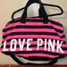 Pink Victoria's Secret Bags | Love Pink Duffle Bag | Color: Black/Pink | Size: Os