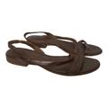 Madewell Shoes | Madewell Brown Leather Straps Casual Travel Summer Minimalist Sandals Shoes 9 | Color: Brown/Tan | Size: 9