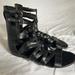 Nine West Shoes | Lightly Worn Nine West Gladiator Sandals | Color: Black | Size: 6.5